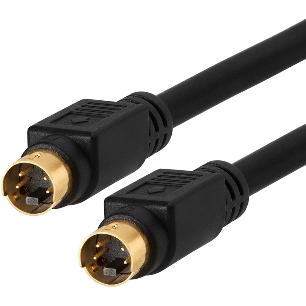 MINIDIN SVIDEO CABLE 4PIN (24K GOLD)
