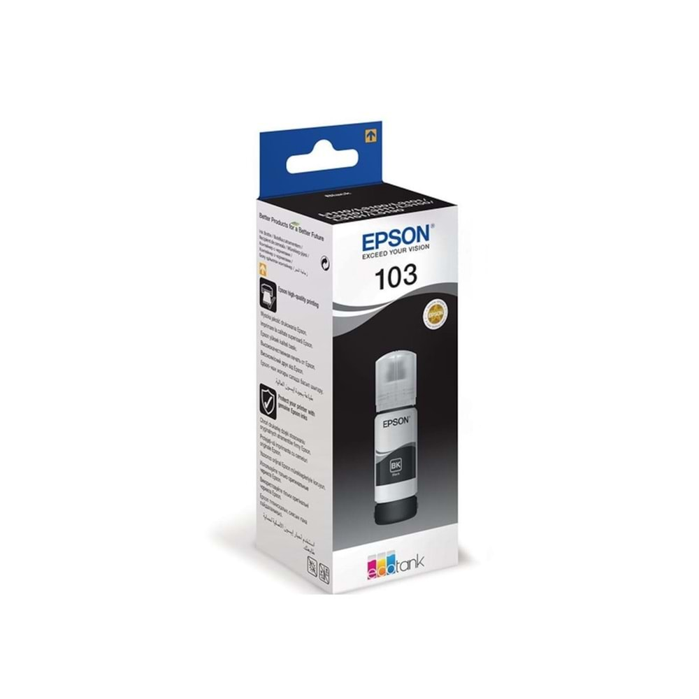 MÜREKKEP EPSON 103 Siyah 65ML ORJINAL