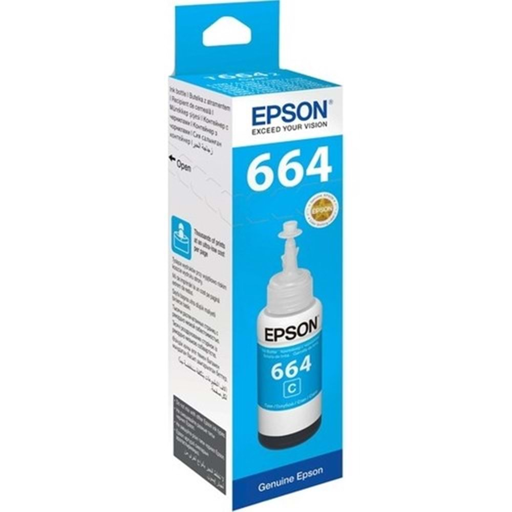 MÜREKKEP EPSON 664 MAVI 70ML ORJINAL