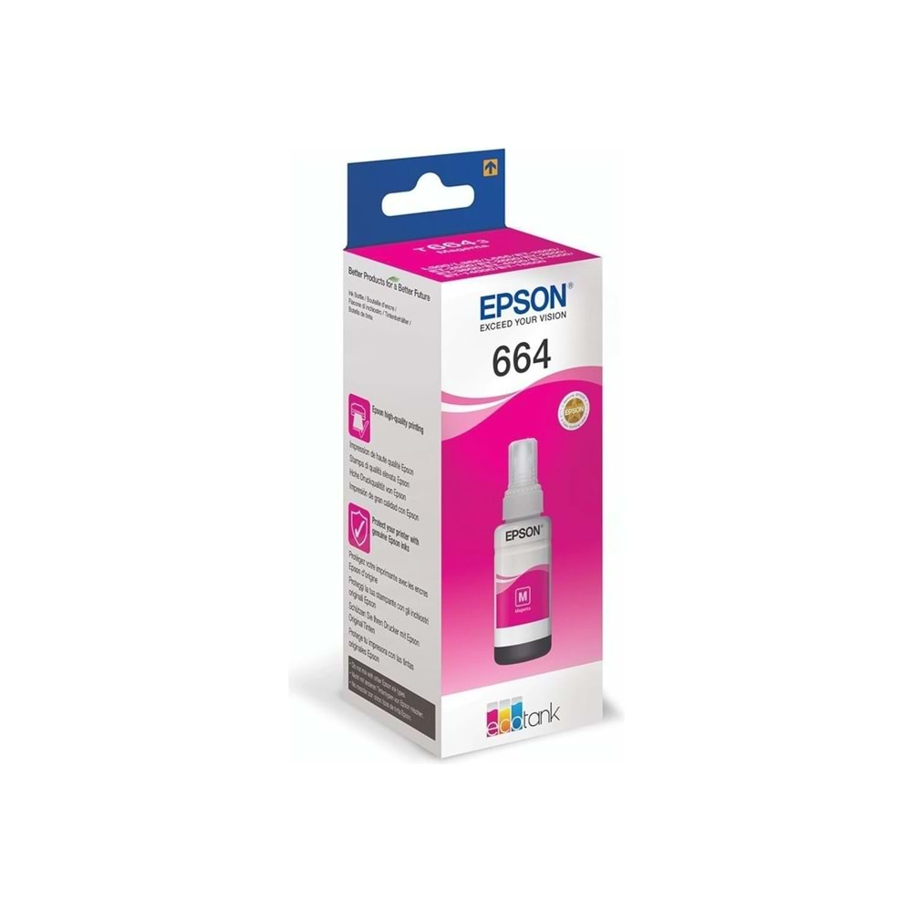 MÜREKKEP EPSON 664 KIRMIZI 70ML ORJINAL