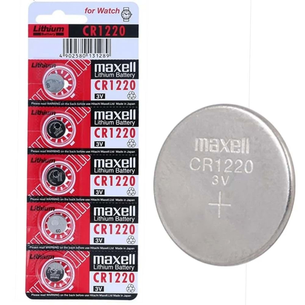 MAXELL LITHIUM CR1220 PIL 3 V