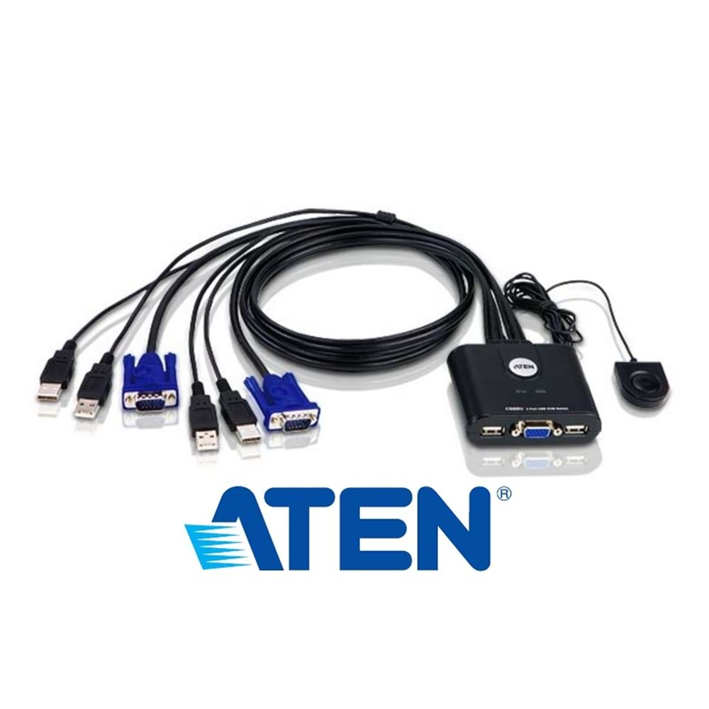 KVM ATEN CS22U 2PORT USB SWITCH