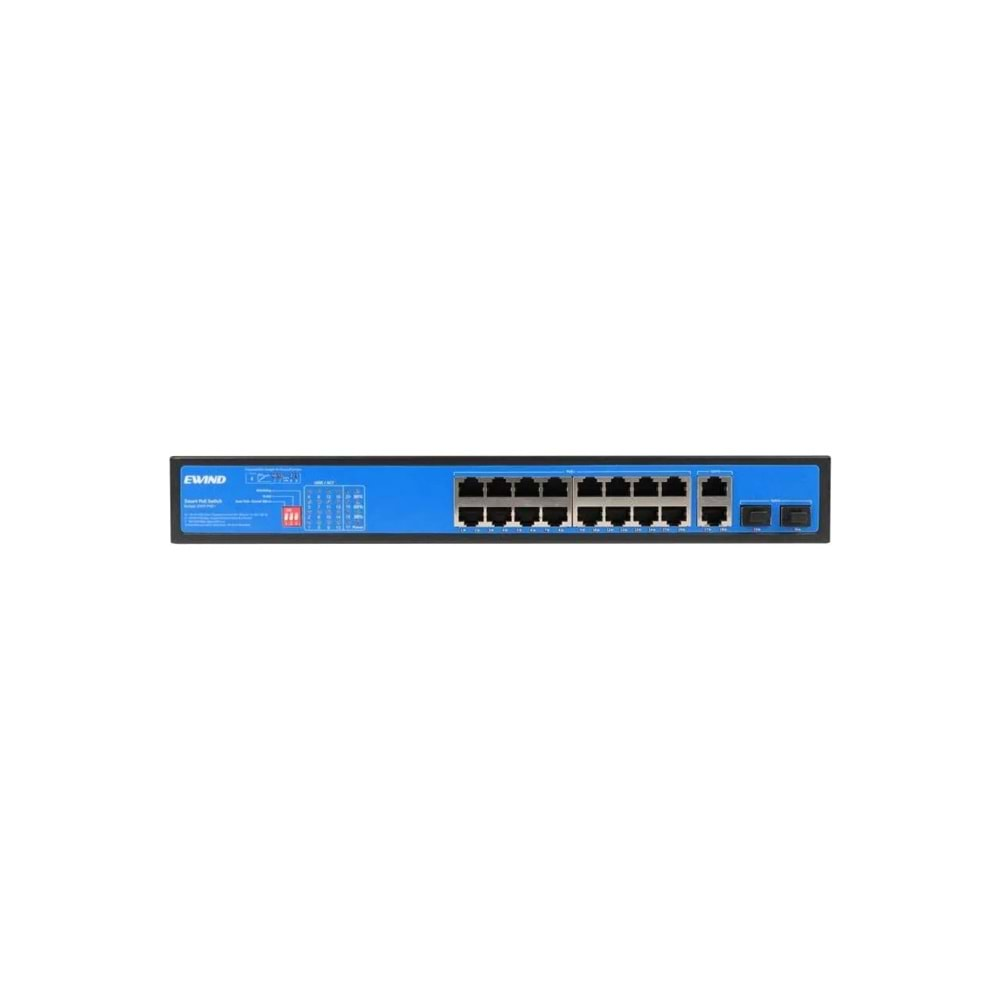 SWITCH EWIND EW-S1920CG-AP 16*GE PoE+ 2*GE +2*GF SFP Unmanaged PoE 300W