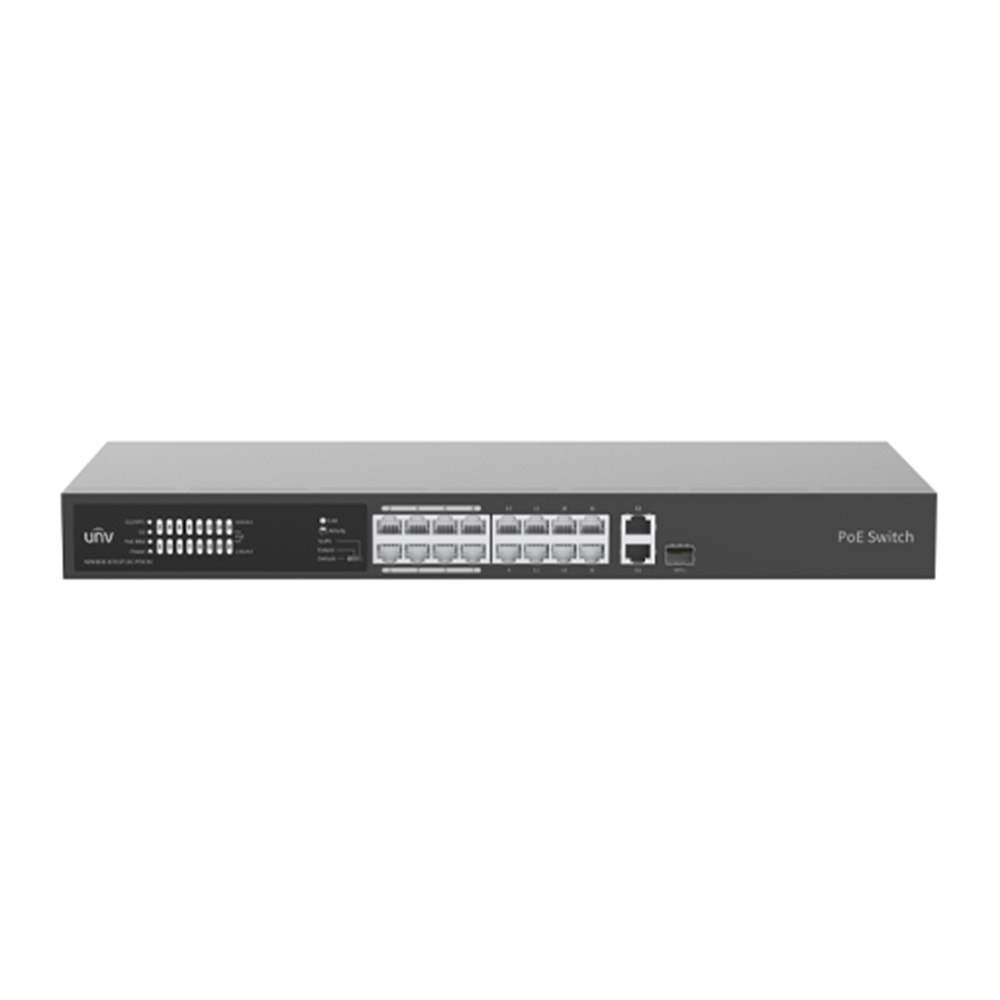 UNV NSW2020-16T1GT1GC-POE-IN 16X10/100Mbps SWITCH