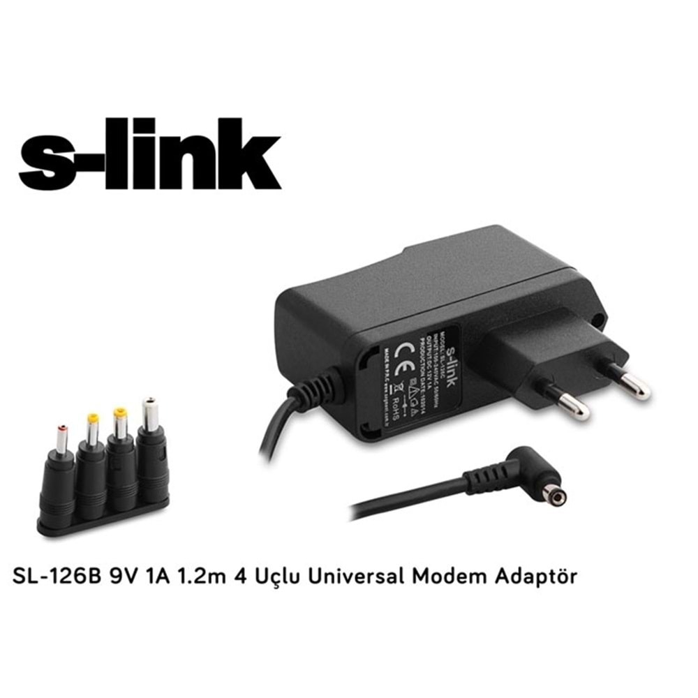 S-LINK SL-126B 9V 1A MODEM IÇIN ADAPTÖR