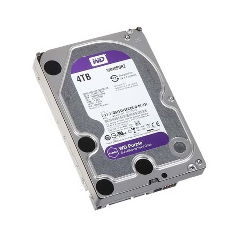 HARD DISK WD WD40PURX-64AKYY0 PURPLE 4TB