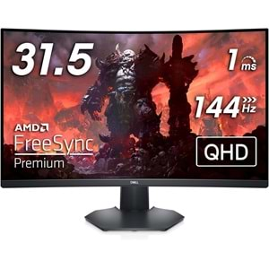 MONİTÖR DELL S3222DGM LED CURVED 31.5 2560X1440 2M HDMI DP