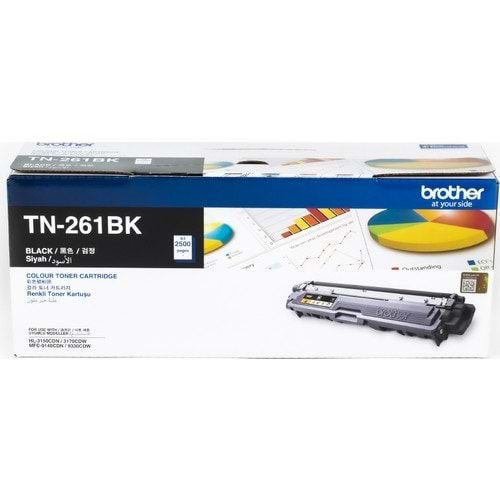 TONER BROTHER TN-261BK ORJINAL SIYAH RENK