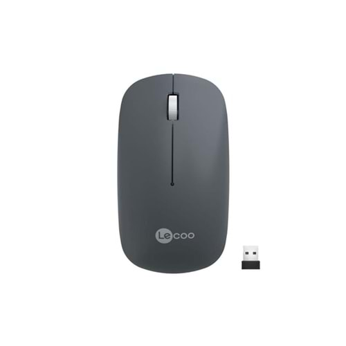 MOUSE KABLOSUZ LECOO WS214 GREY SESSİZ